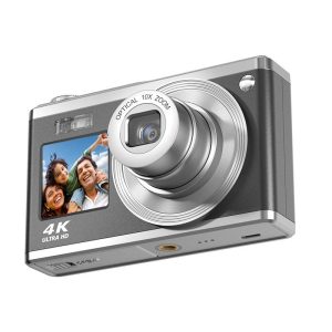DC505 4K Video Recording Dual Display 10x Optical Zoom Digital Camera